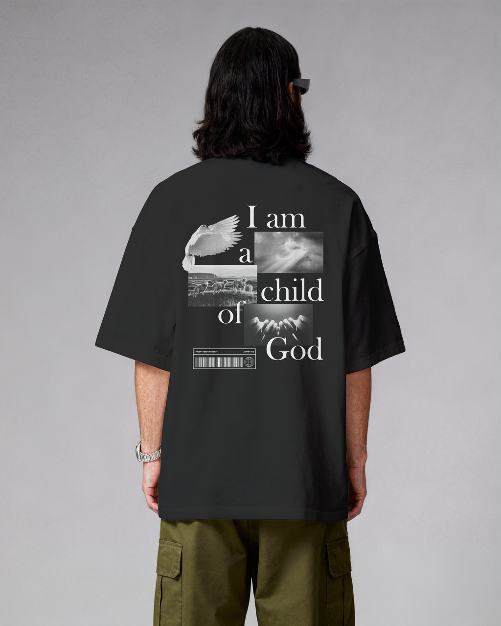 I Am A Child Of God Oversized Tee