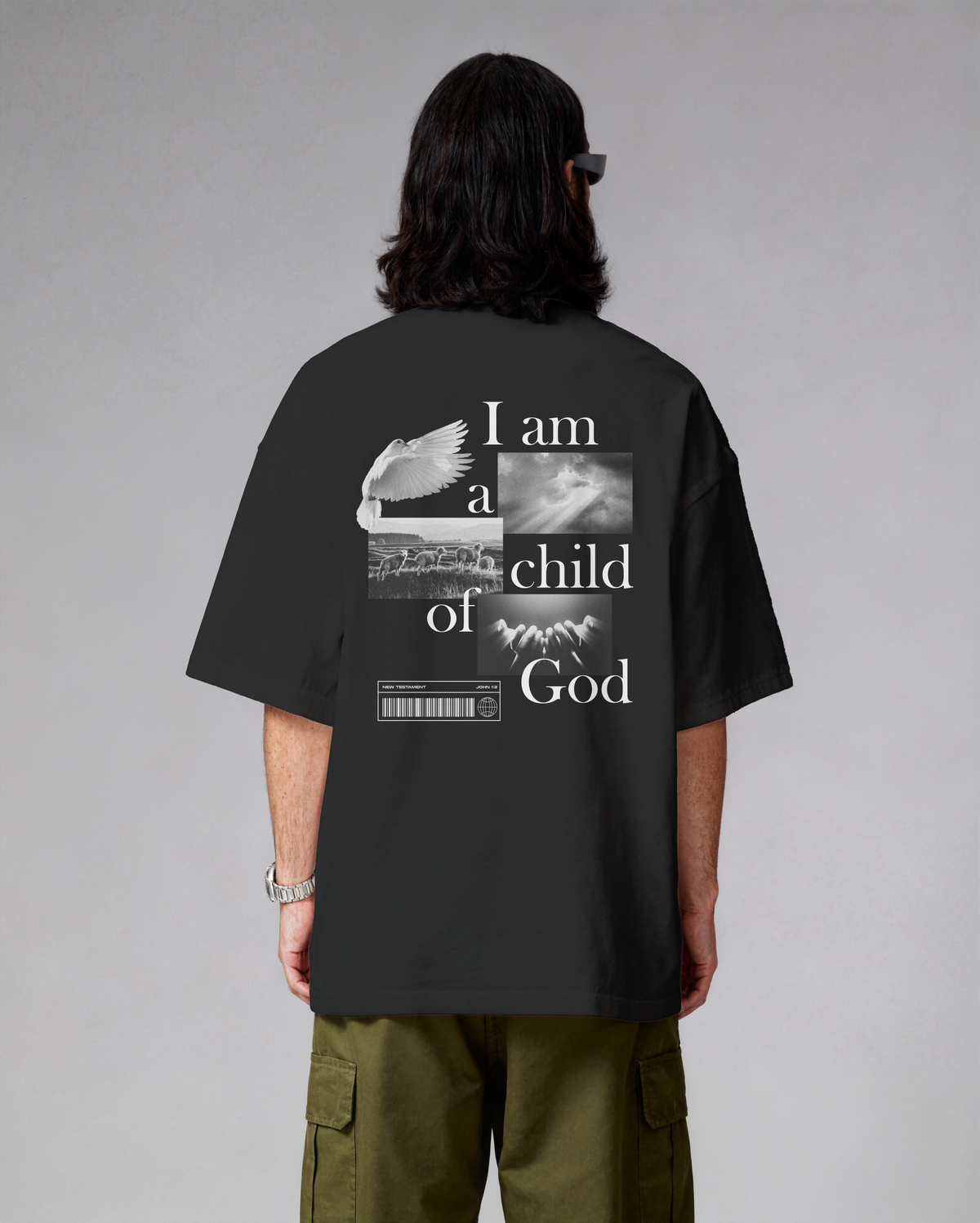 I Am A Child Of God Oversized Tee